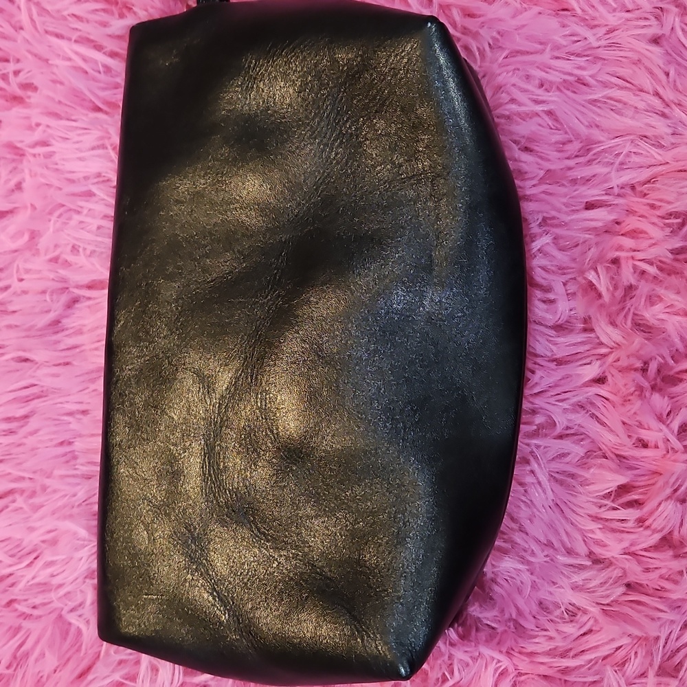 PATRICIA NASH: VALERIE GLAZED LEATHER FOLDINGWRISTLET. BLACK - Picture 2 of 4